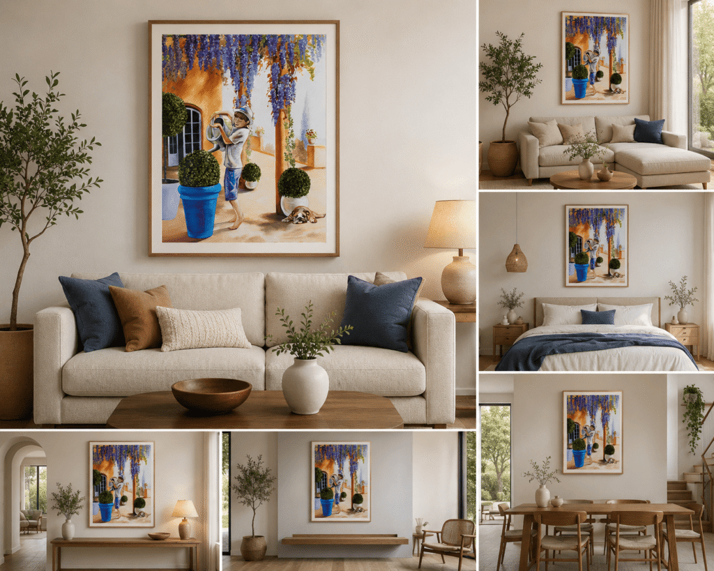 Tableau original de Svitlana Loguinoff Gryshko la chaleur